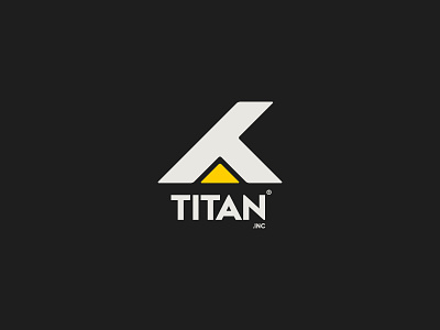 Titan INC Apparel Brand. branding identity logo