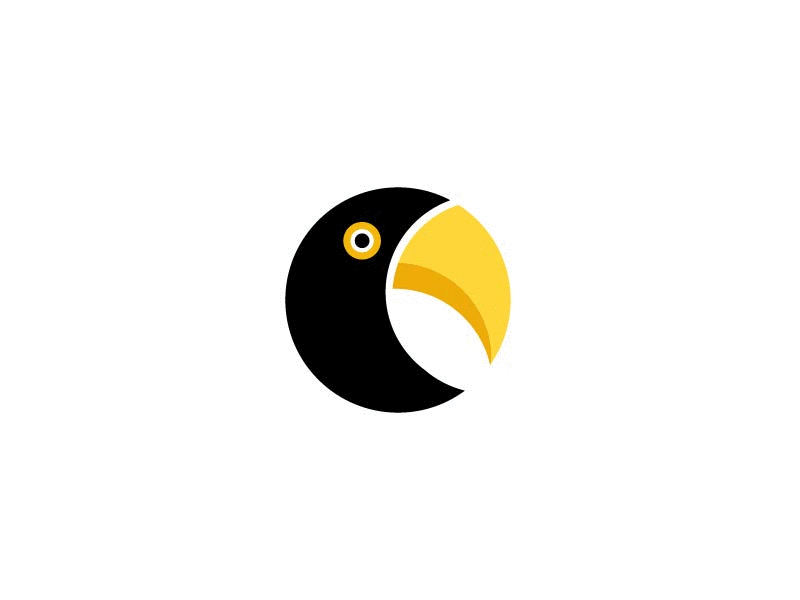 Toucan Bird bird birds branding freelance freelancer hire hireme logodesigner nature remotework toucan wild