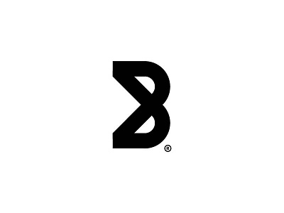 B Logo Identity. abstract apparel bodybuilding branding clothing fitness hire hireme identity minimal sports