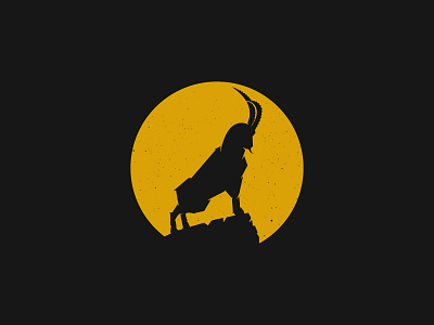 Ibex Exploring Itself T-Shirt available freelancer hire hireme ibex illustration mountain sale sunrise sunset tshirt tshirtdesign