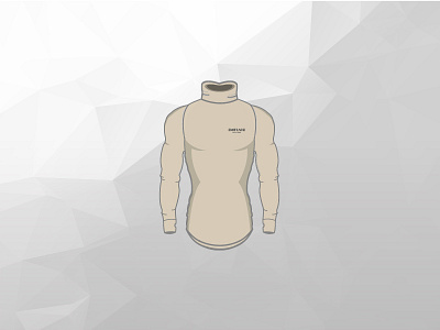 Beige muscle-fit turtleneck bodybuilding clothing clothingbrand fitness freelance fulltime hire hireme template templatedesign tshirt