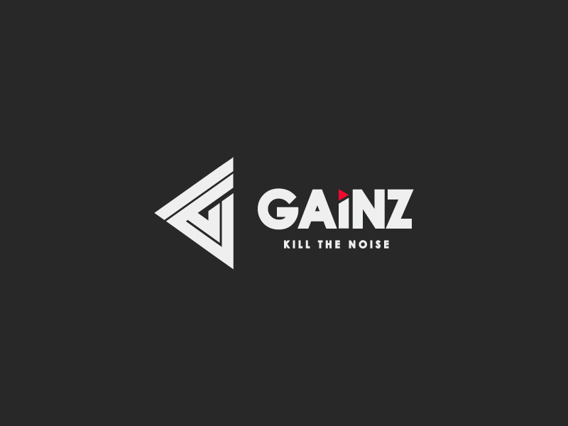 Gainz Logo Design for a Clothing Line. freelancer hireme fitness bodybuilding apparel clothing hire abstract branding sports modern fashion