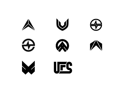 Logo Marks for a Clothing Brand abstract apparel bodybuilding branding clothing fashion fitness identity minimal modern sports