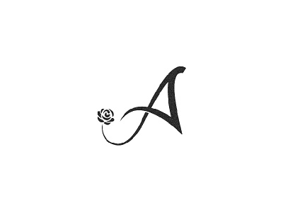 A for AISHA Islamic/Muslim Clothing Line beautiful blackrose brand brandidentity clothingline elegant fashion islamic logodesigner muslim rose