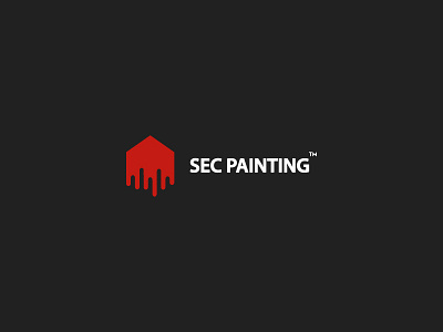 SEC Residential Painting Company branding fsvisuals home house identity paint residential sec