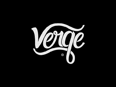 VERGE - Calligraphy bodybuilding calligrraphy cursive design dribbble fitness fsvisuals goldsgym verge vergefitness