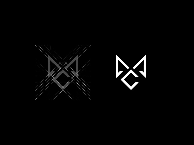 M & C Monogram Design fitnesslogo gymshark alphalete bodybuilding fitness logodesign logo fsvisuals