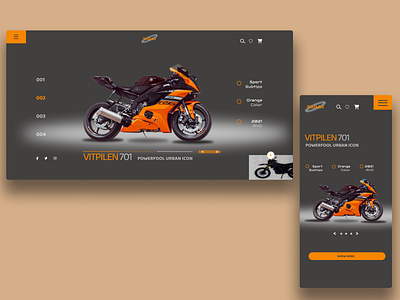 Mobile and desktop design (concept) app branding design e commer e shop landingpage ui ux