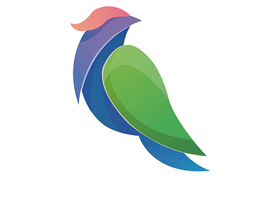 Bird Shop Logo 3d graphic design logo