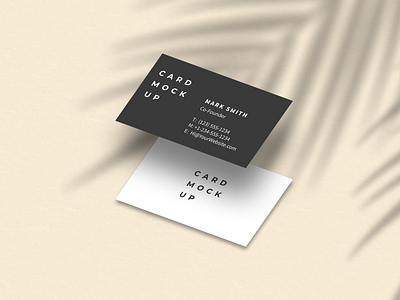 Business Card Mockup by Ahmed Hamdy on Dribbble