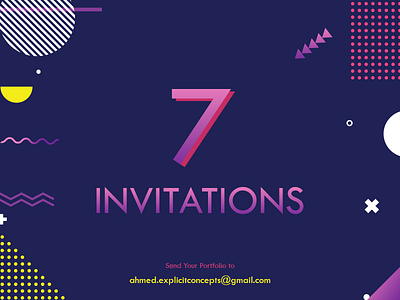 Dribbble Invitations ✌️