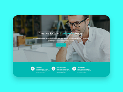 Conference - Event Landing page conference ebook envato events gym instapage landing law themeforest travel web