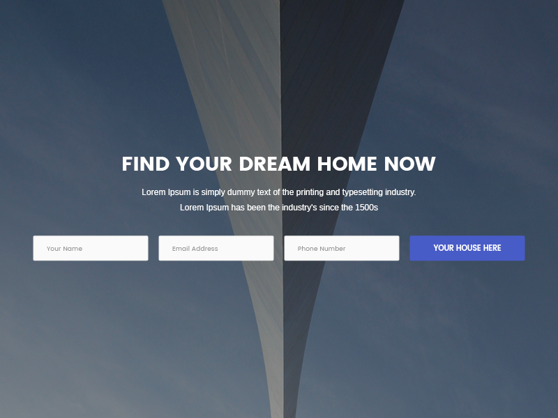 Crown Real Estate Landing page by Ahmed Hamdy on Dribbble