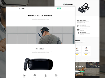 Crown - Product Landing page crown envato themeforest unbounce