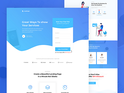 LeadMagic - Lead Generation Unbounce Landing Page Template