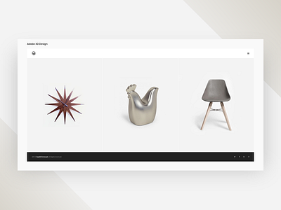 Portfolio Carousel - Adobe XD animation app branding carousel crown design envato flat icon illustration landing logo portfolio themeforest typography ui ux vector web website