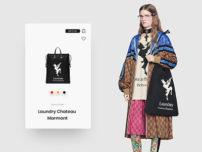 Gucci Product - Adobe XD adobexd animation app branding design envato flat gucci icon illustration product shop shop design themeforest type typography ui ux vector website