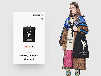 Gucci Product - Adobe XD