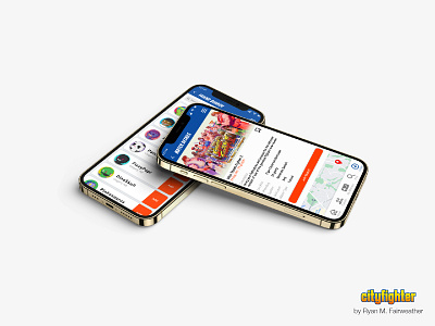 Cityfighter: Mobile App Design app design mobile ui ux visual design