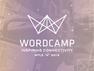 Wordcamp MPLS 2015 branding connection logo minneapolis minnesota wordcamp wordpress