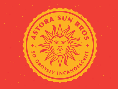 Astora Sun Bros badge dark souls design gaming illustration logo sun sun bro type typography vintage