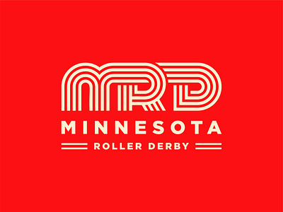 Minnesota Roller Derby brand logo minneapolis minnesota movement roller derby roller skate