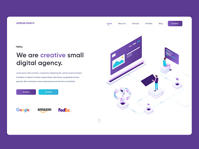 Digital Agency website design