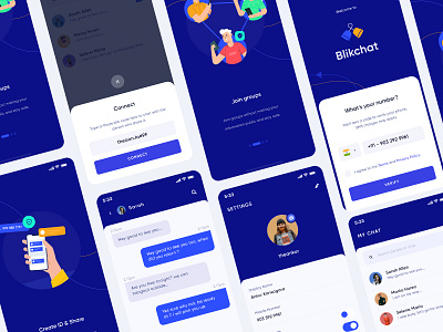 Blik Chat App Redesign by Mythics Design on Dribbble