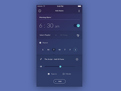 Alarm App Concept