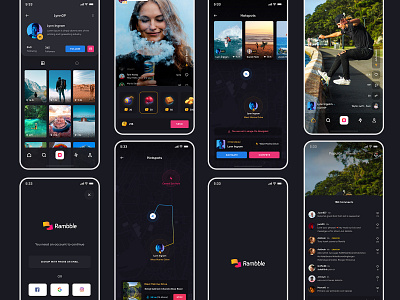 Rambble App design