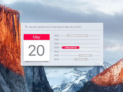 OS X Spotlight Siri Concept