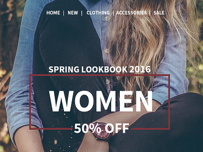 Lookbook - Fashion e-Commerce website clothes design e commerce fashion ui web website