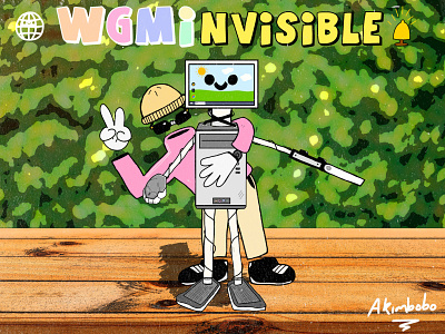 WGMInvisible draw illustration nft