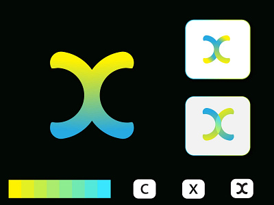 Letter mark logo | C+X branding creative logo design graphic design illustration letter x lettercx lettermark logo logo logo design modern logo vector