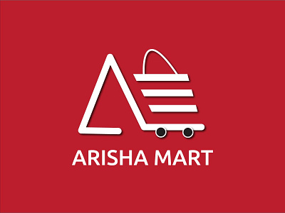 Arisha mart | e-commerce & a logo concept a logo ae logo branding creative logo design e commerce logo illustration logo logo design mall logo mart logo minimal logo modern logo shop logo vector