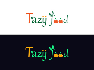 Tazij food | food company & organic logo