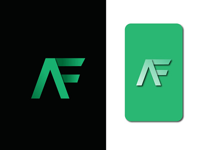 A F logo a letter logo af logo branding creative logo design f letter logo illustration logo logo design modern logo typography vector