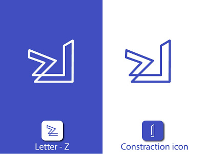Letter Z and Constraction Logo branding constraction logo cre creative logo design illustration logo logo design modern logo vector z letter logo