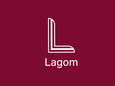 Lagom |  L letter logo