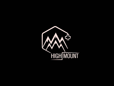 High mountain | healthcare logo branding creative logo design health logo healthcare logo illustration logo logo design modern logo mountain logo