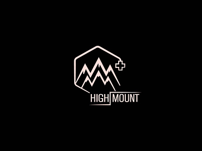 High mountain | healthcare logo