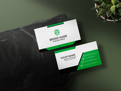 Simple corporate business card design