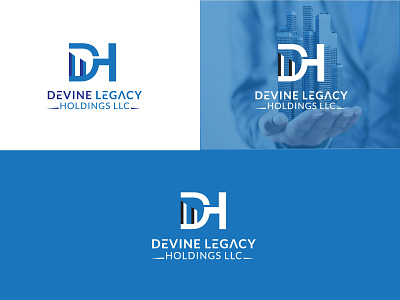 DEVINE LEGANCY | CONSTRUCTION LOGO agency logo branding building logo construction logo creative logo design graphic design letter d logo letter dhl logo letter h logo letter l logo letter logo logo logo design modern logo monogram logo property logo real estate logo vector