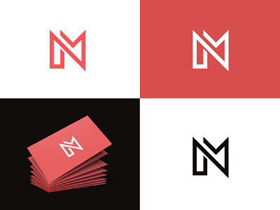 N M MONOGRAM LOGO CONCEPT