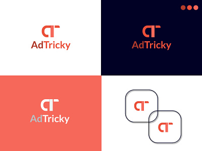 Ad Tricky | a & T letter logo concept alphabet brand logo branding company logo creative logo design graphic design letter a logo letter at logo letter mark logo letter t logo letters logo logo design modern logo monogram logo vector