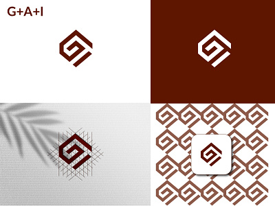 letter logo G+ A +I