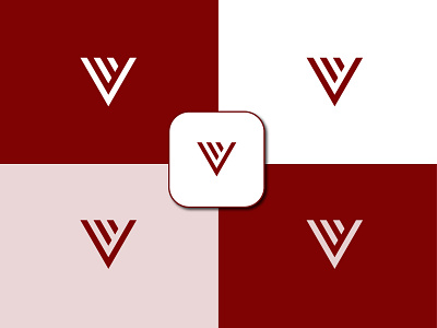 Letter Mark Logo | V + E