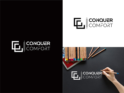 CONQURE COMFORT | LETTER LOGO (C+C)