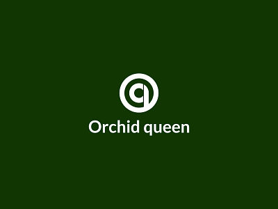 Orchid Queen | Monogram Logo branding creative logo design graphic design illustration letter mark logo letter o logo letter o q logo letter q logo logo logo design modern logo monogram logo popular logo vector
