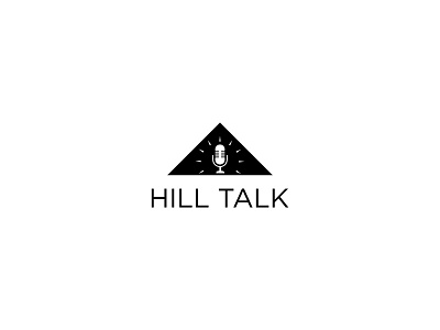 Hill Talk logo branding communication creative logo design graphic design logo logo design minimal modern logo vector